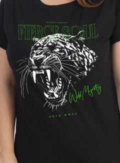 T-shirt Fierce Soul feminina - preta - comprar online