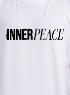 Camiseta Inner Peace masculina - branca - comprar online