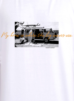 Camiseta Kombi Surf masculina - branca - comprar online