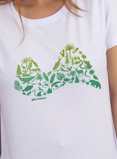 T-shirt Nature Elements feminina - branca - comprar online