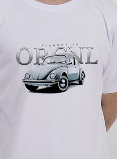 Camiseta Nostalgia Fusca masculina - branca - comprar online