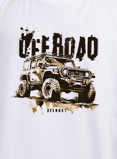 Camiseta Off Road masculina - branca - comprar online