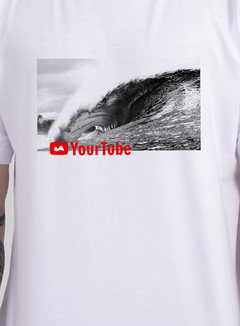 Camiseta Surf YourTube masculina - branca - comprar online