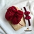 Kit Sapatinho Tricot Bordado com Tiara - 02 peças - Vermelho escuro - comprar online