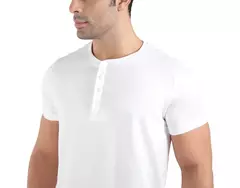 Camiseta Henley em Algodão Egípcio na internet