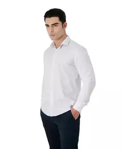 Camisa Manga Longa Slim Fit Algodão Egípcio Fio 80 - comprar online