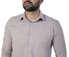 Camisa Social Manga Longa Slim Fit Flamê - comprar online