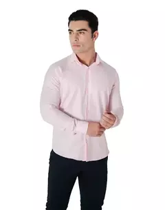 Camisa Manga Longa Slim Fit Algodão Pima Fio 80 na internet