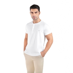 Camiseta Henley em Algodão Egípcio - comprar online