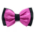 Gravata Borboleta Dupla Pink Com Preto - comprar online