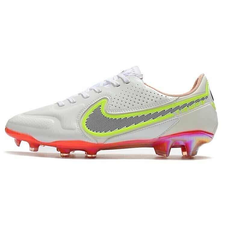 Nike Campo Tiempo Legend 9 Elite FG Branco Laranja