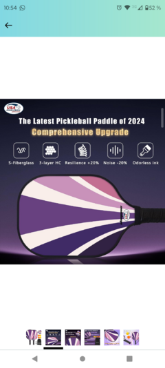 Paleta Pickleball mujer inicial/intermedio USAPA Sprypals - Pickleball Argentina Store