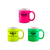 Tazas color neón 11 oz. para sublimación