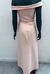 Vestido Longo Rose Decote Ombro a Ombro - loja online