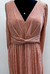 Vestido Longo Lurex Rose Plus Size - comprar online