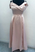 Vestido Longo Rose Ombro a Ombro com Alça