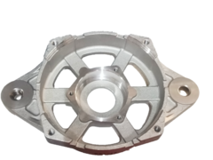 Tapa soporte de alternador Delco 22SI, modelo WAI 21-165, con balero 6305, vista frontal.