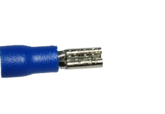 0104227 TERMINAL ENCHUFE MINI AZUL CABLE CALIBRE 18-16