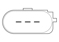 0108098 SENSOR CKP (SENSOR DE POSICION DEL CIGUEÑAL CKP) VW JETTA, GOLF A4 2.0L 99-02 08098, PC525 22305 - tienda en línea