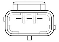 0111940 SENSOR CKP (SENSOR DE POSICION DEL CIGUEÑAL CKP) CHRYSLER CHEROKEE, WRANGLER 2.5L 97-06 PC169 - AUTOPARTES ELECTRICAS RAGA