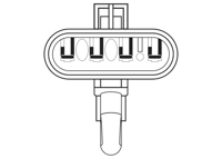 0112360 SENSOR OXIGENO CHEVROLET SUBURBAN, PICK-UP 94-04 4 TERMINALES SG454 15703 - comprar en línea