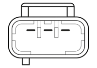 0113685 SENSOR TPS (SENSOR DE POSICION DEL ACELERADOR TPS) CHRYSLER VOYAGER, CARAVAN 98-03 TPS335, TH264 - AUTOPARTES ELECTRICAS RAGA