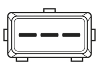 0136860 SENSOR CKP (SENSOR DE POSICION DEL CIGUEÑAL CKP) CHEVROLET OPTRA 04-07, LUV 99-05 PC485 - AUTOPARTES ELECTRICAS RAGA