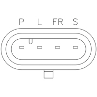 0139835 REGULADOR DELCO 24SI SERIES HP 12V 145A IR/IF 4 TERMINALES (S-F-L-P) D4152 39835 en internet