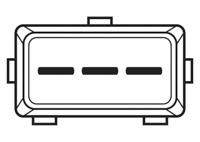 0140060 SENSOR CKP (SENSOR DE POSICION DEL CIGUEÑAL CKP) CHEVROLET CHEVY, AVEO 06-08 PC550, SU9547 - AUTOPARTES ELECTRICAS RAGA