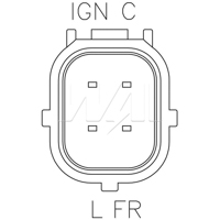 0342027 REGULADOR HONDA ACCORD, ODYSSEY, PILOT, ACURA MDX 12V IN6365 en internet