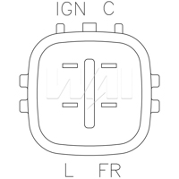 0142032 REGULADOR ACURA, BMW, HONDA IR/IF 12V IN6004 - comprar en línea