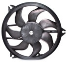 0142336 MOTOVENTILADOR PARA RADIADOR CON ASPAS Y TOLVA PEUGEOT 206 42336