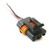 Conector de arnés de dos terminales para motoventilador Chevrolet, modelo 0214541.