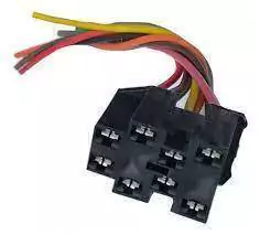 Conector de 8 terminales para interruptor de luz, diseñado para vehículos Volkswagen Jetta y Golf.