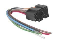 Conector de 8 terminales para interruptor de luz, compatible con Volkswagen Jetta y Golf, con cables de colores.