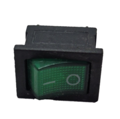 0311621 INTERRUPTOR DE 1 PASO TECLA MINI VERDE 3 TERMINALES ON/OFF 12V PARA MOTOCICLETA - comprar en línea