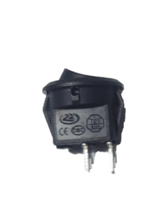 0313601 INTERRUPTOR DE 1 PASO TECLA MINI REDONDO ON/OFF 16.3X10 MM 12V 2 TERM NEGRO en internet