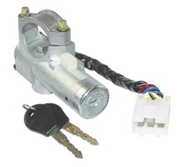 Interruptor de llave para vehículos Nissan, modelo 1991-1998, incluye llaves y conector eléctrico.