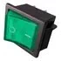 0372112 INTERRUPTOR DE 1 PASO TECLA RECTANGULAR VERDE 12V 2.17*2.85 CM 4/TERMINALES ON/OFF PARA MOTOCICLETA