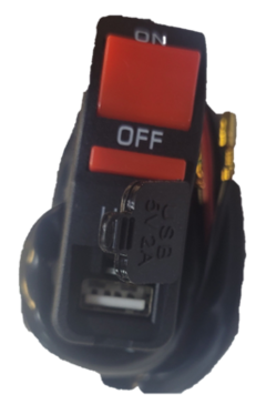 0625009 INTERRUPTOR TECLA PARA MOTO ENTRADA USB UNIVERSAL - comprar en línea