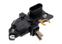 Regulador de voltaje para alternadores Mercedes Benz, modelo 06F00MA45235, con conector y terminales visibles.