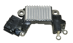 Regulador de voltaje para alternador Nissan Hitachi 12V, modelo IH766, con aletas de disipación de calor.