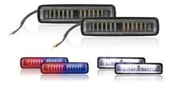 0801030 FARO JGO LED LUPA EXTENDIDA ROJO / AZUL VARIAS FUNCIONES 12/24V 01030