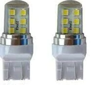 08017 FOCO 3157 12 LED GEL FIJO + ESTROBO BLANCO