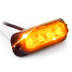 0805229 LAMPARA DE 4 LED ESTROBO AUTOMOTRIZ MULTIFUNCIONAL AMBAR CON MEMORIA 12 V - comprar en línea