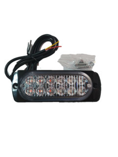 0820233 ESTROBO AUTOMOTRIZ, 12 LED , MULTIFUCNION , ROJO / AZUL