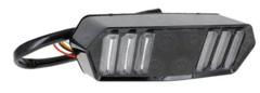 0839406 CALAVERA MOTO LED TRASERO STOP CUARTO DIRECCIONAL UNIVERSAL