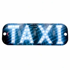 0845861 LETRERO DE TAXI CON LUZ LED COLOR BLANCO 190X93MM - comprar en línea