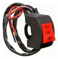 0853051 INTERRUPTOR PARA MOTOCICLETA 3 PASOS ROJO 53051