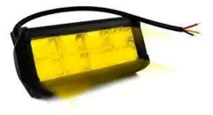 0873 FARO DE LED JUEGO AUTO Y MOTO FIJO + ESTROBO AMBAR - comprar en línea